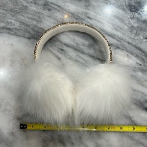 Girls’ Fur Ear Muffs, One Size